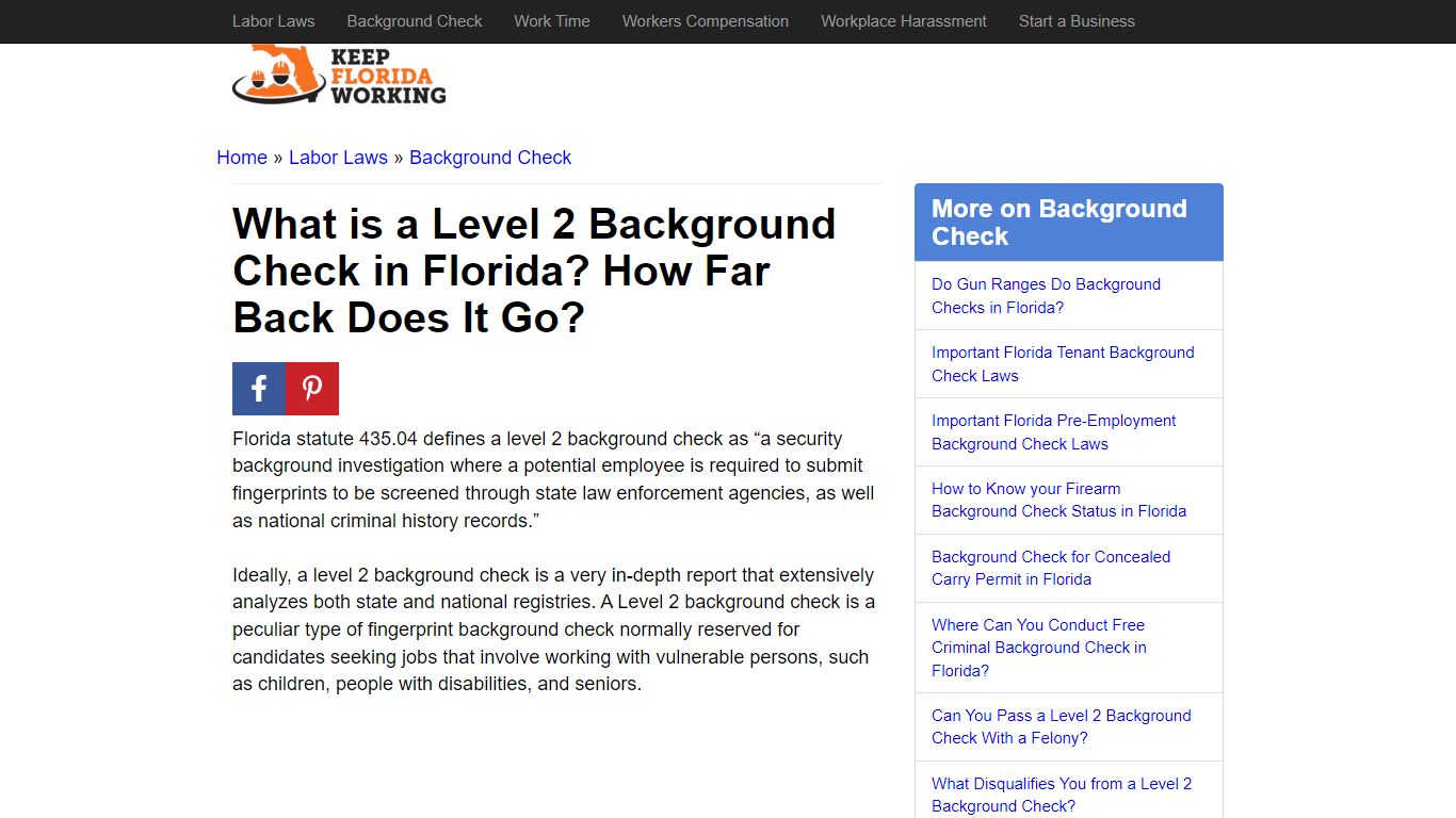 What is a Level 2 Background Check in Florida? How Far Back Does It Go ...